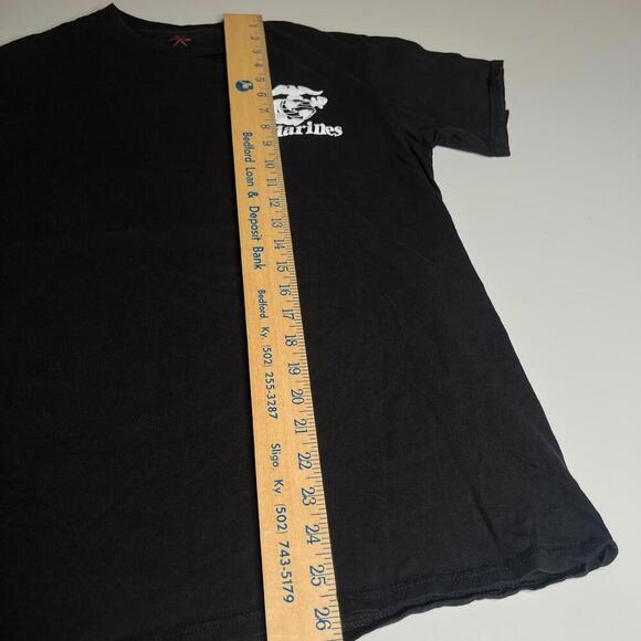 Rothco US Marines T-Shirt Size M Black – “Pain Is Weakness Leaving the Body” - Picture 3 of 7